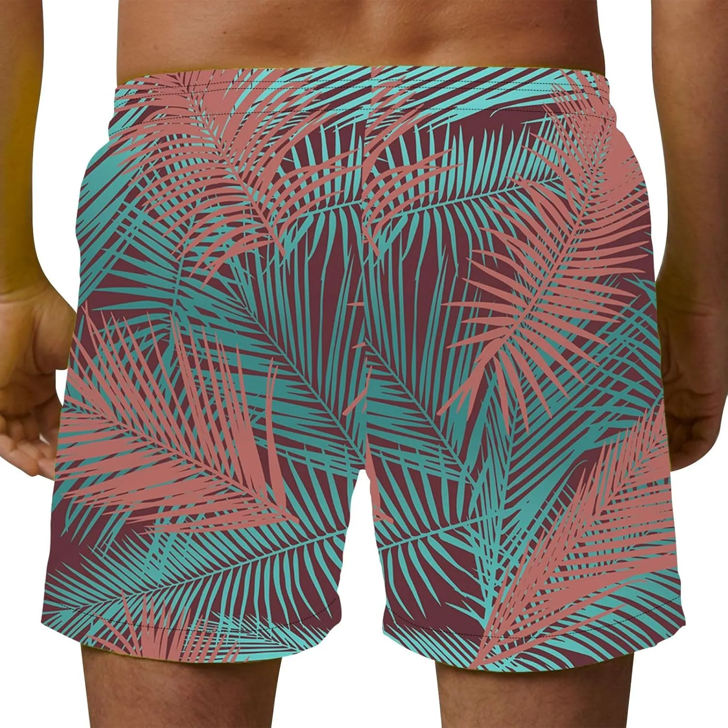 Matching Beach Outfits for Couples Plus Summer Beach Size Dinosaur Shorts Men's Pants Holiday Shorts Stretch Short
