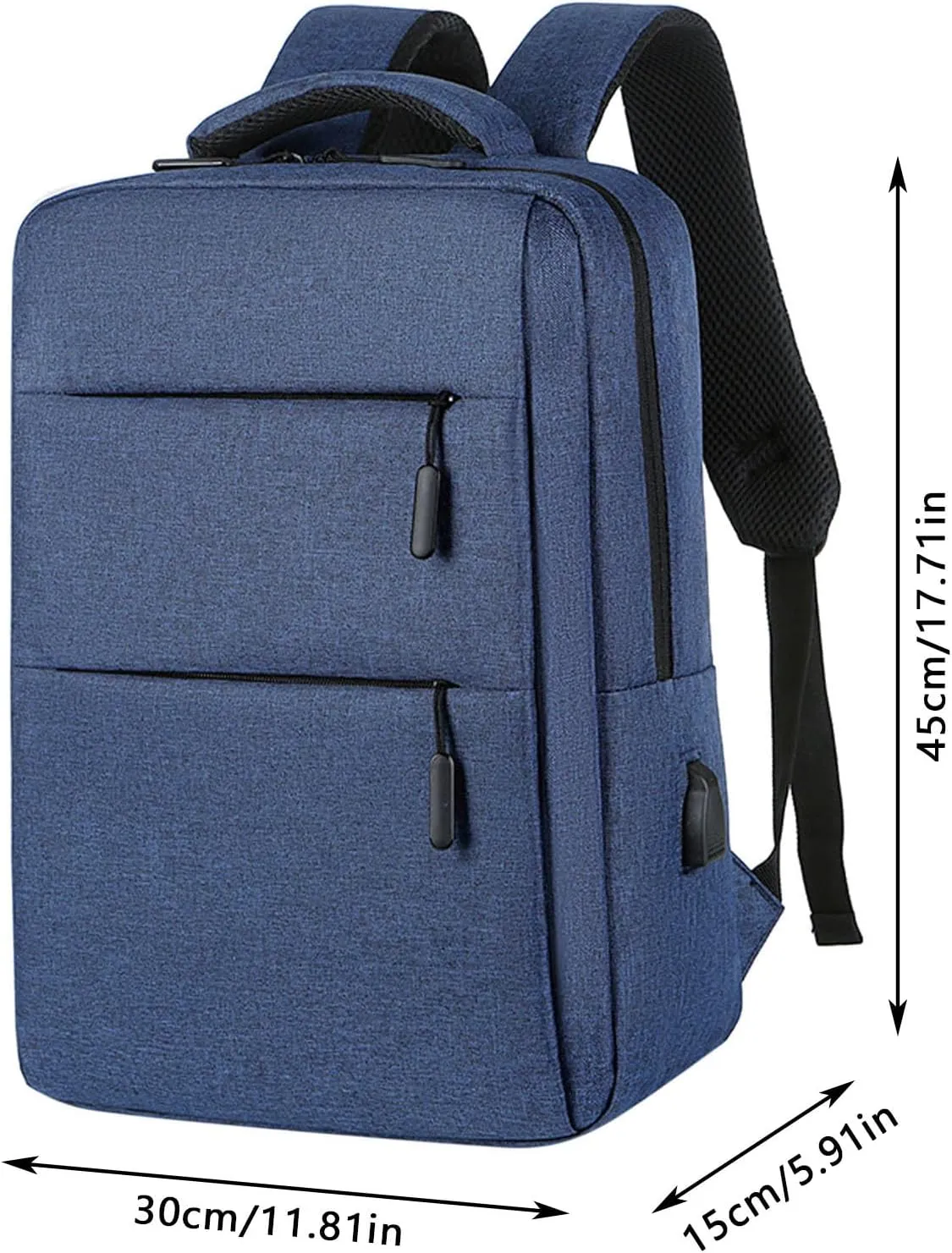 Medium Backpack Purse for Women Convertible Shoulder Bags with Wristlet for Work College Small Backpacks Purses(Blue)