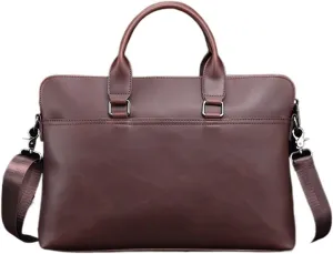 Men's Bags Business Man 15 Inch Briefcase Vintage Male Working Laptop Bags Shoulder Crossbody Bag for Work College Travel