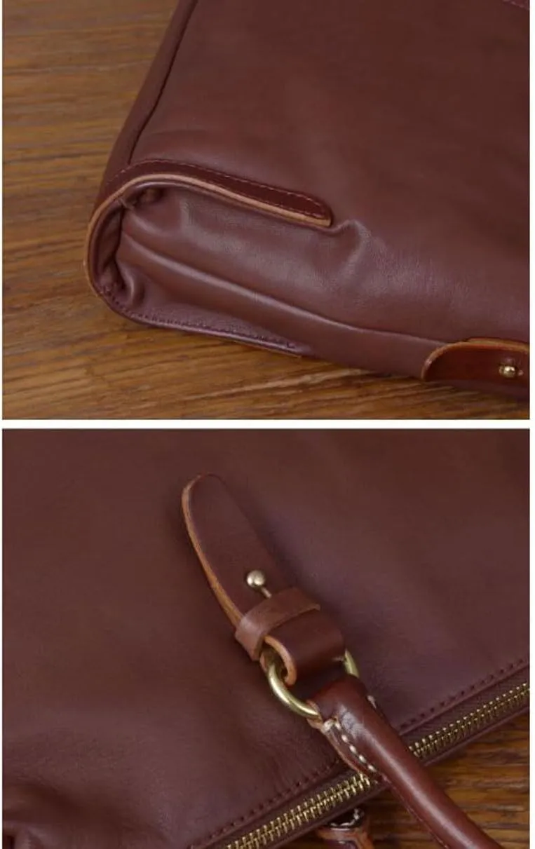 Mens Briefcases Carrying Cases Laptop Bags Genuine Leather Handbags Messenger Shoulder Bags