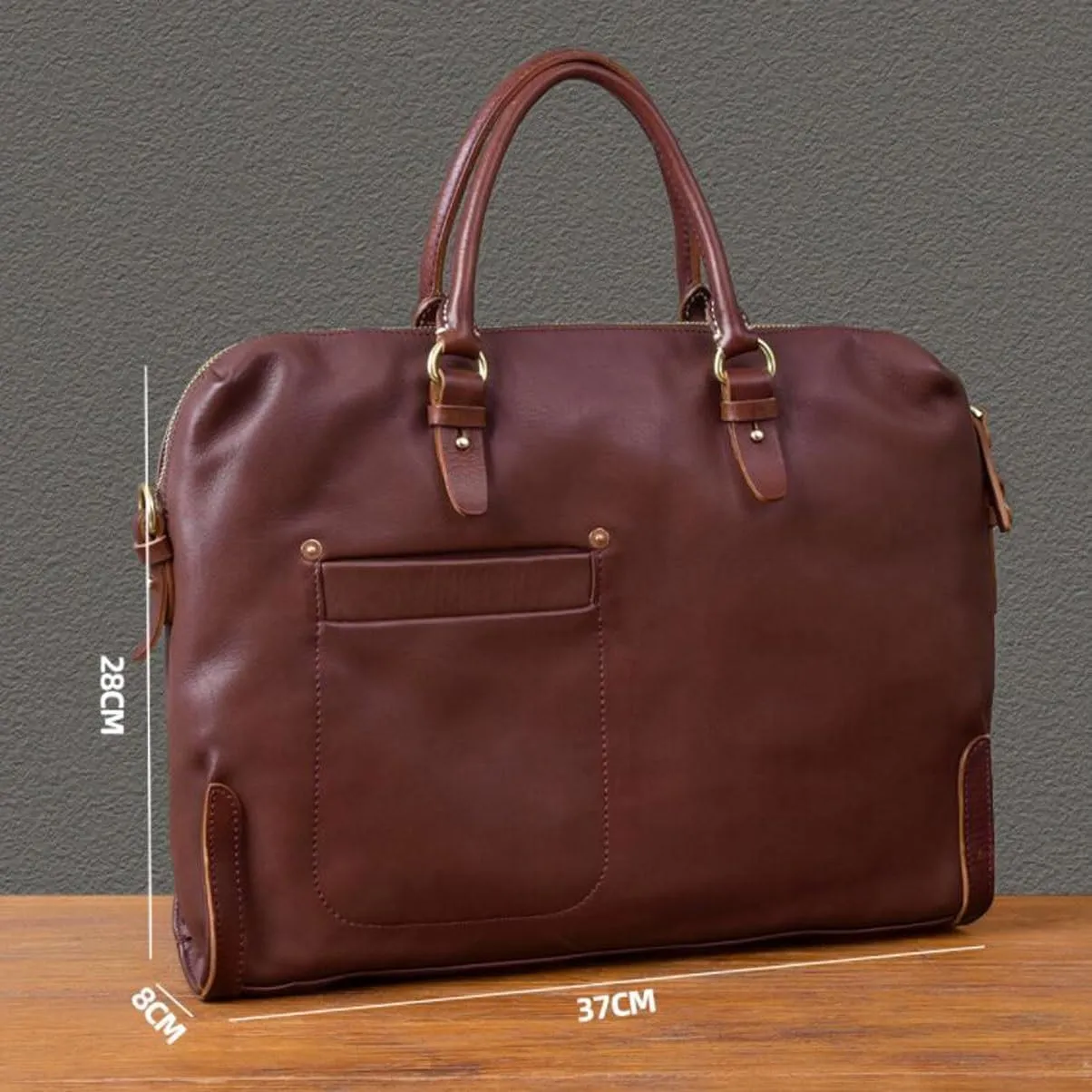 Mens Briefcases Carrying Cases Laptop Bags Genuine Leather Handbags Messenger Shoulder Bags
