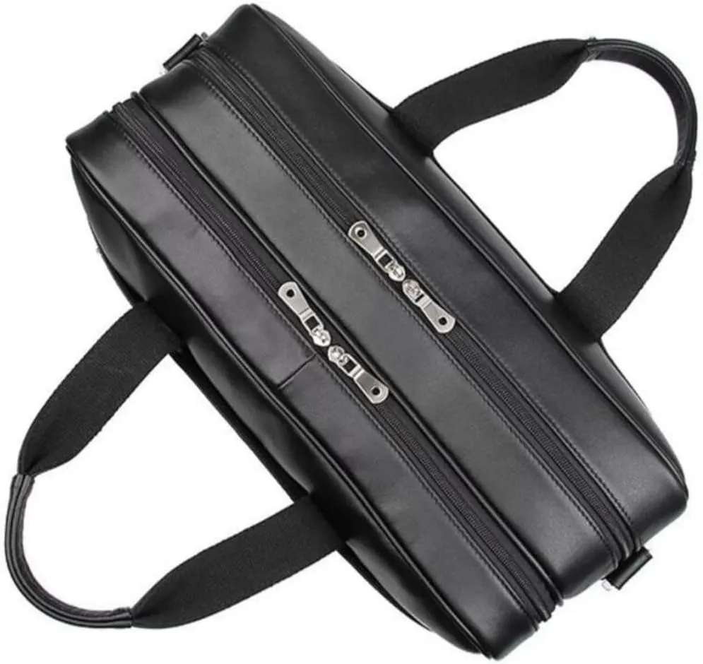 Mens Briefcases Handbags Genuine Leather Messenger Shoulder Bags Computer Carrying Cases Laptop Bags