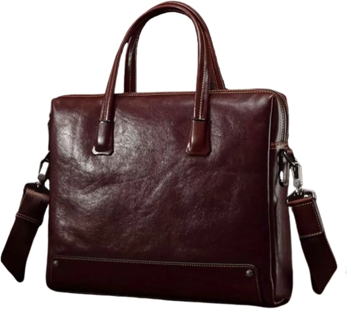 Mens Carrying Cases Briefcases Handbags Messenger Shoulder Bags Genuine Leather Luggage Laptop Bags