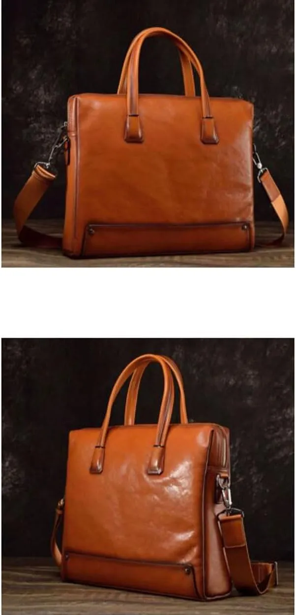 Mens Carrying Cases Briefcases Handbags Messenger Shoulder Bags Genuine Leather Luggage Laptop Bags