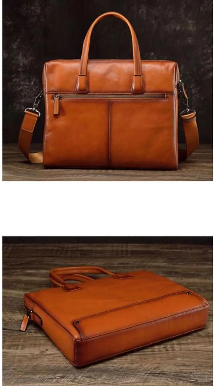 Mens Carrying Cases Briefcases Handbags Messenger Shoulder Bags Genuine Leather Luggage Laptop Bags