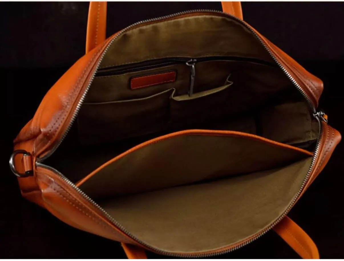 Mens Carrying Cases Briefcases Handbags Messenger Shoulder Bags Genuine Leather Luggage Laptop Bags