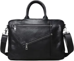 Mens Handbags Briefcases Laptop Bags Genuine Leather Messenger Shoulder Bags Computer Carrying Cases