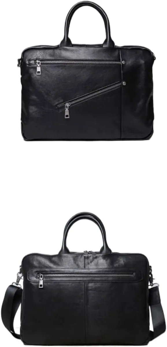 Mens Handbags Briefcases Laptop Bags Genuine Leather Messenger Shoulder Bags Computer Carrying Cases