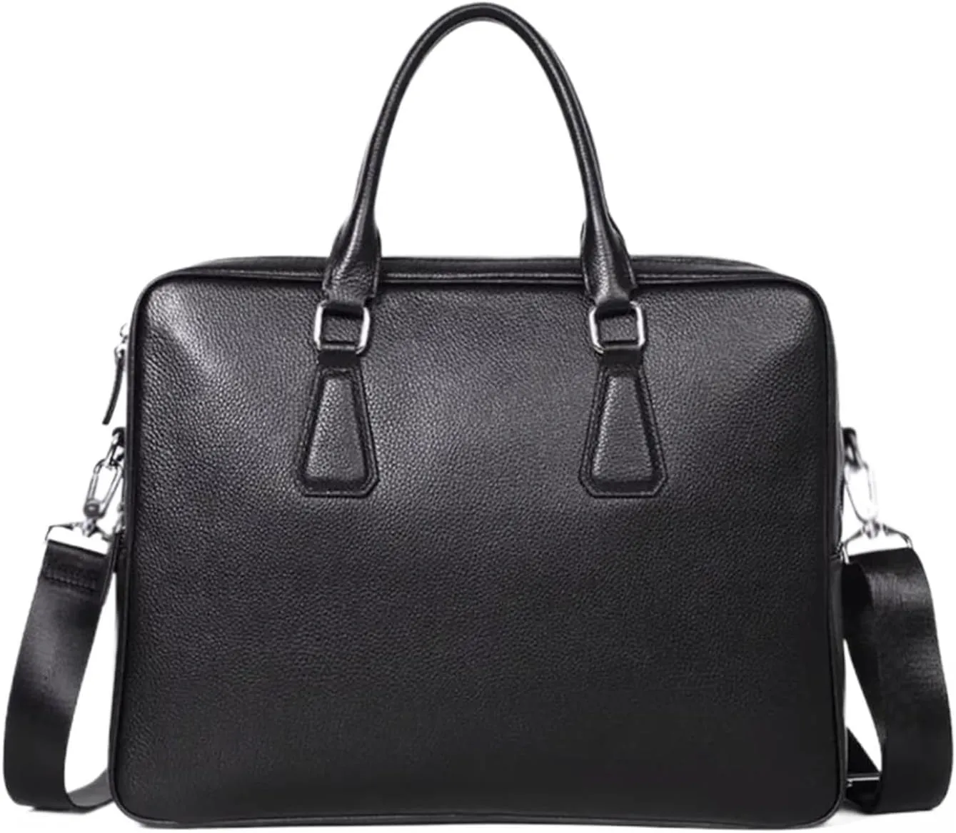 Mens Laptop Bags Briefcases Genuine Leather Messenger Shoulder Bags Carrying Cases Handbags