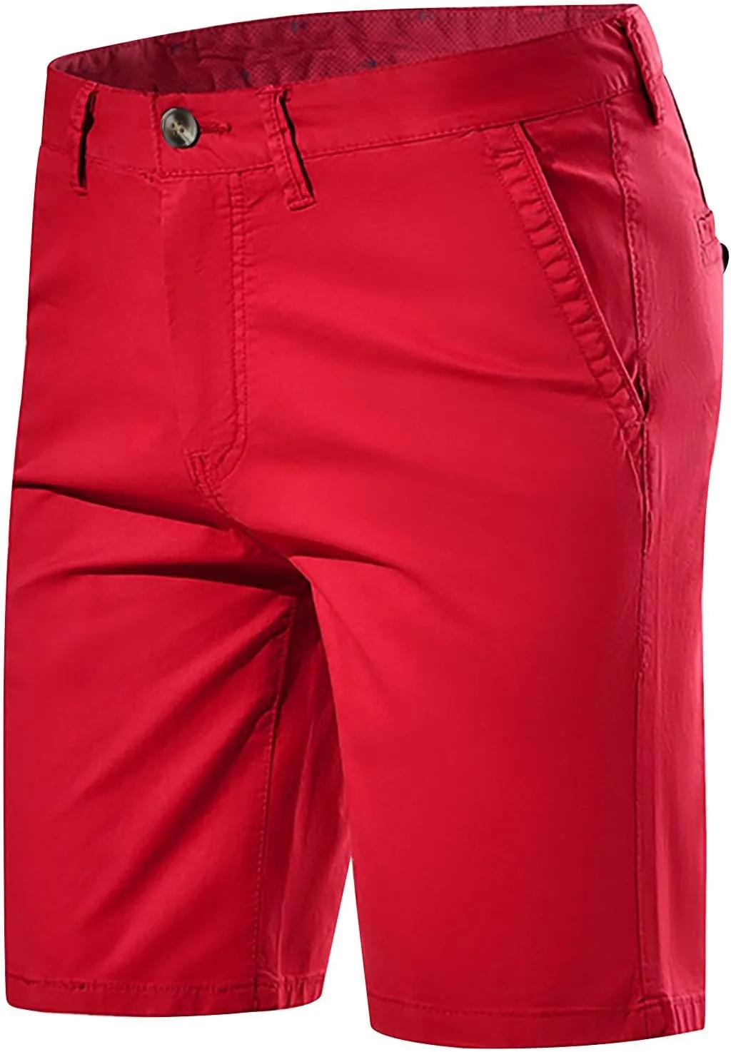 Mens Lounge Shorts with Pockets Casual Stretch Slim Fit Denim Shorts 6 Inch Inseam Summer Beach Linen Shorts