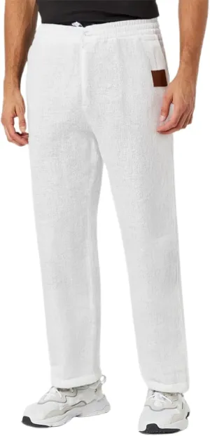 Men's Sports Pants, Beach Sun Protection Elastic Band Trousers, Straight Casual Solid Thin Breathable Sports Pants