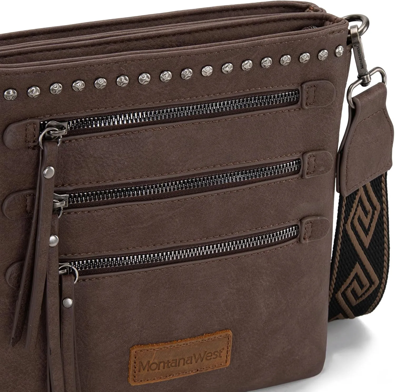 Montana West Crossbody Bags for Women Multi Pocket Cross Body Bag Purses with Guitar Strap