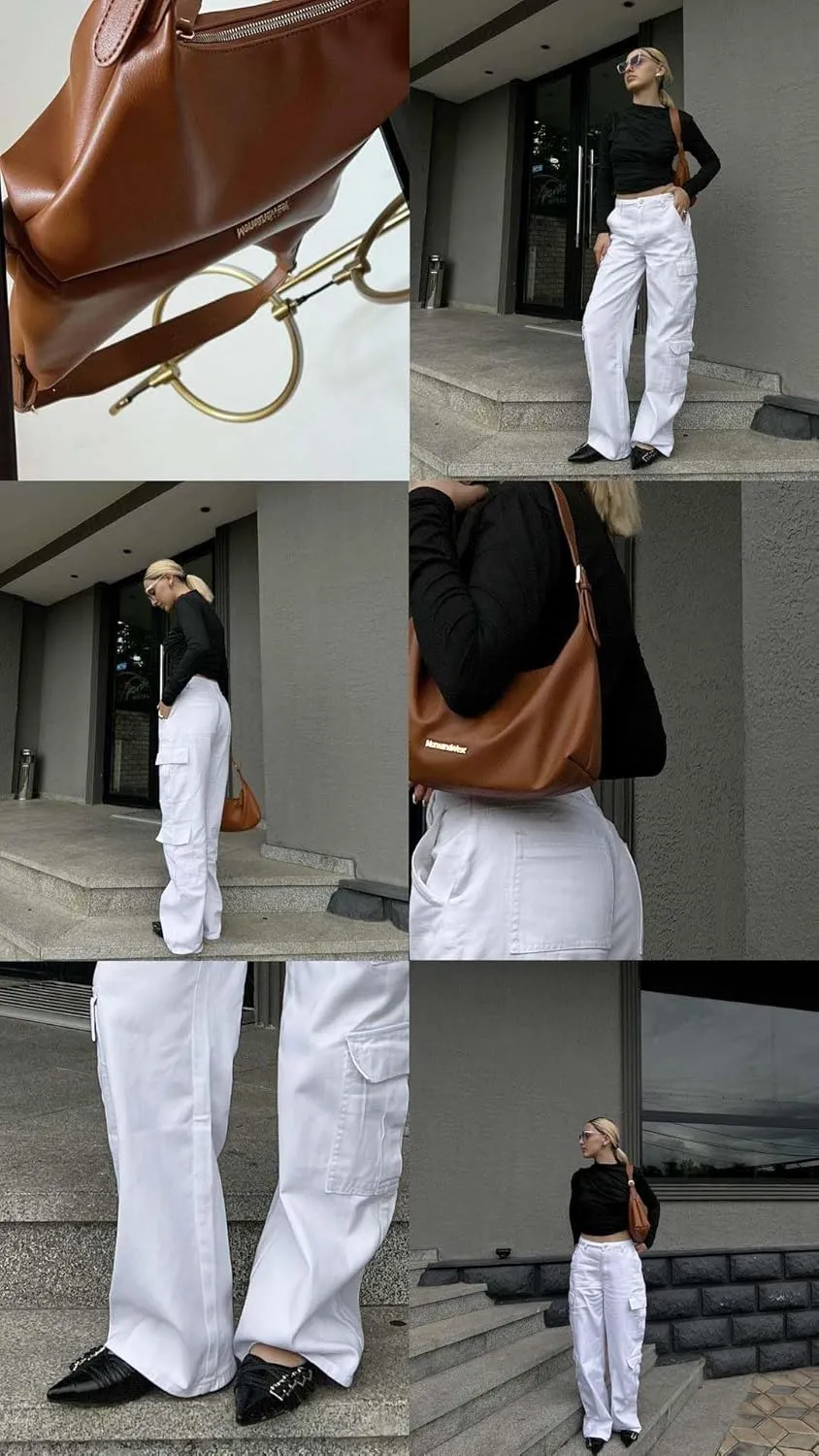 Montana West MEDIUM Shoulder Purses for Women Crescent Hobo Bags Trendy Purses