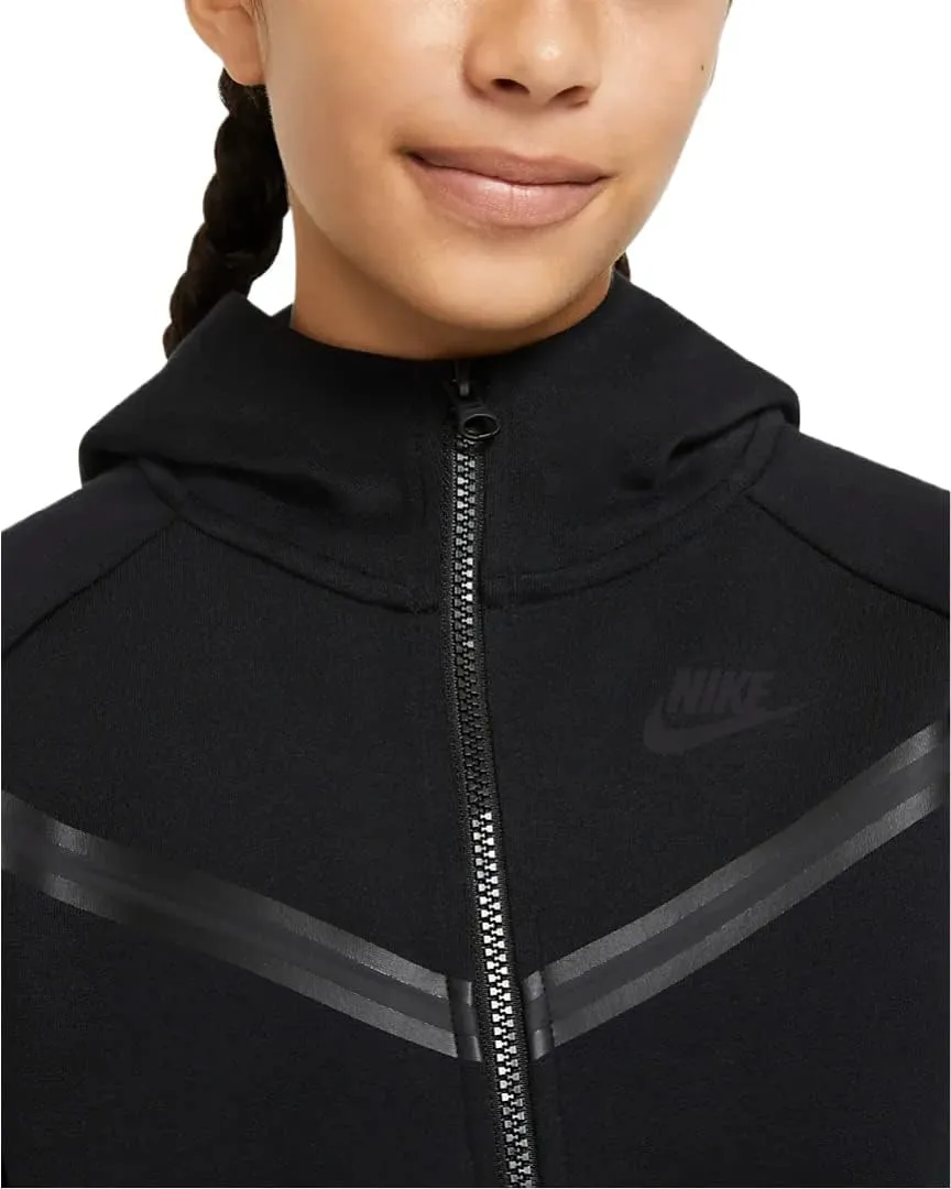 Nike Girl's NSW Tech Fleece Windrunner Full Zip Hoodie (Little Kids/Big Kids)