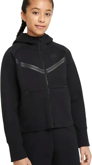 Nike Girl's NSW Tech Fleece Windrunner Full Zip Hoodie (Little Kids/Big Kids)