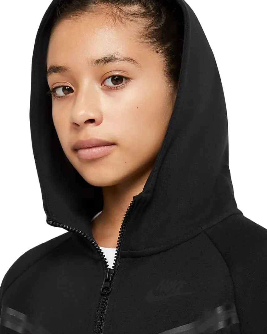 Nike Girl's NSW Tech Fleece Windrunner Full Zip Hoodie (Little Kids/Big Kids)
