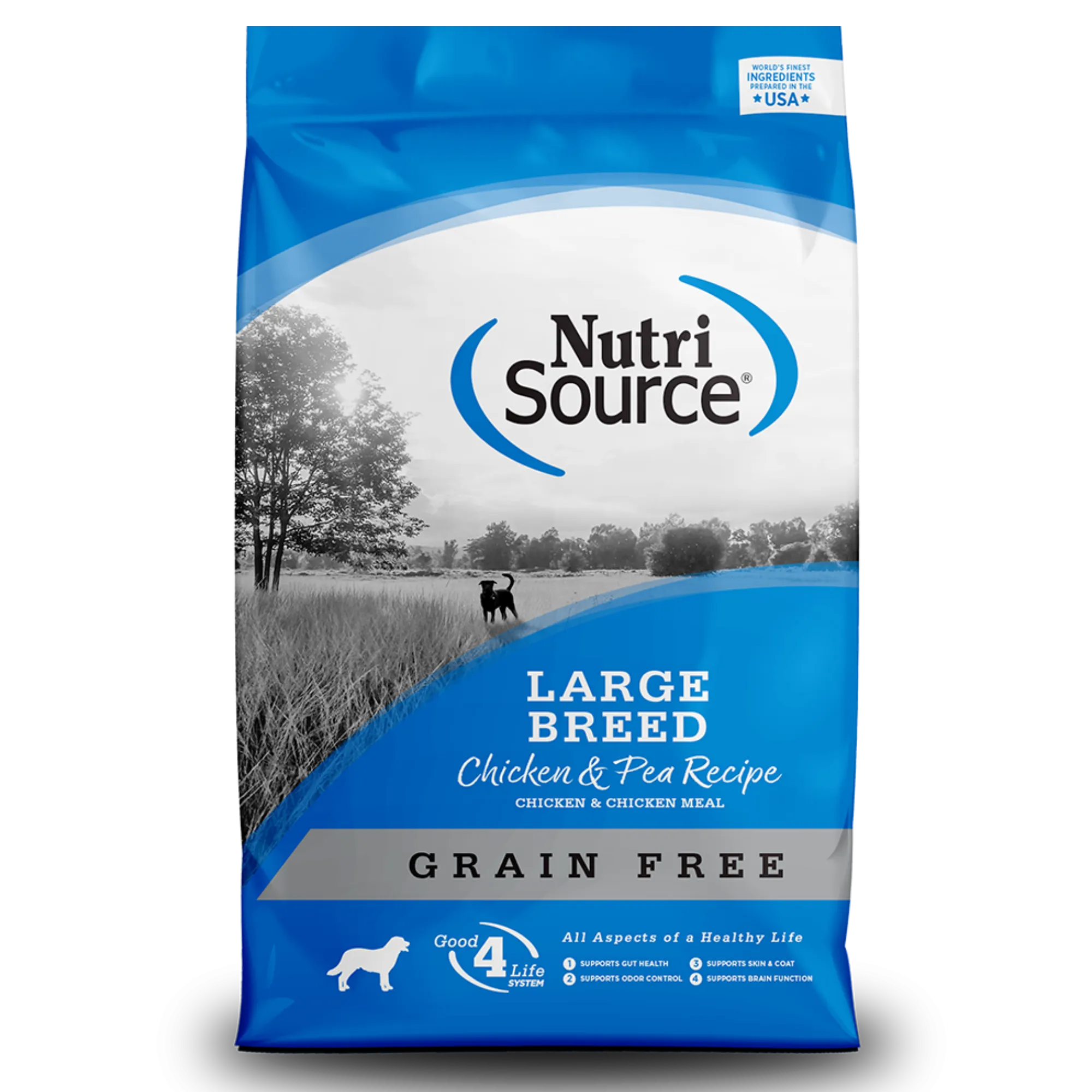 NutriSource Grain-Free Large Breed Chicken & Pea Formula Dry Dog Food