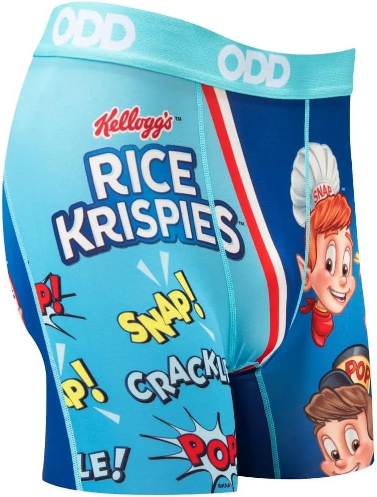Odd Sox, Men's Funny Boxer Briefs, Kellogg's Cereal Prints, Assorted Styles