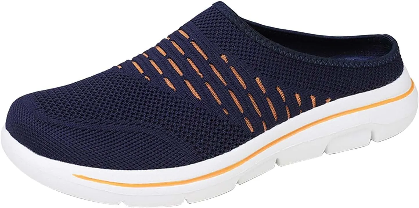 Orthopedic Sandals for Women With Arch Support Hollow Mesh Slide Sandals Summer Slip On Shoes Comfortable Casual Mules
