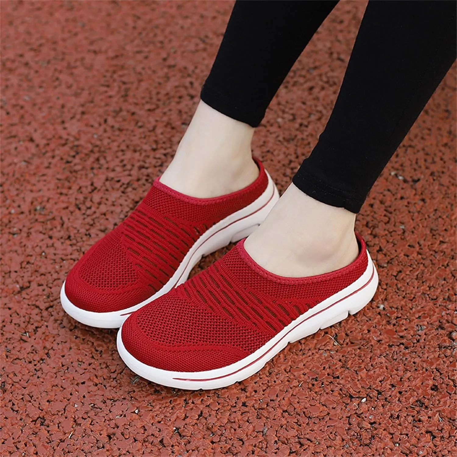 Orthopedic Sandals for Women With Arch Support Hollow Mesh Slide Sandals Summer Slip On Shoes Comfortable Casual Mules