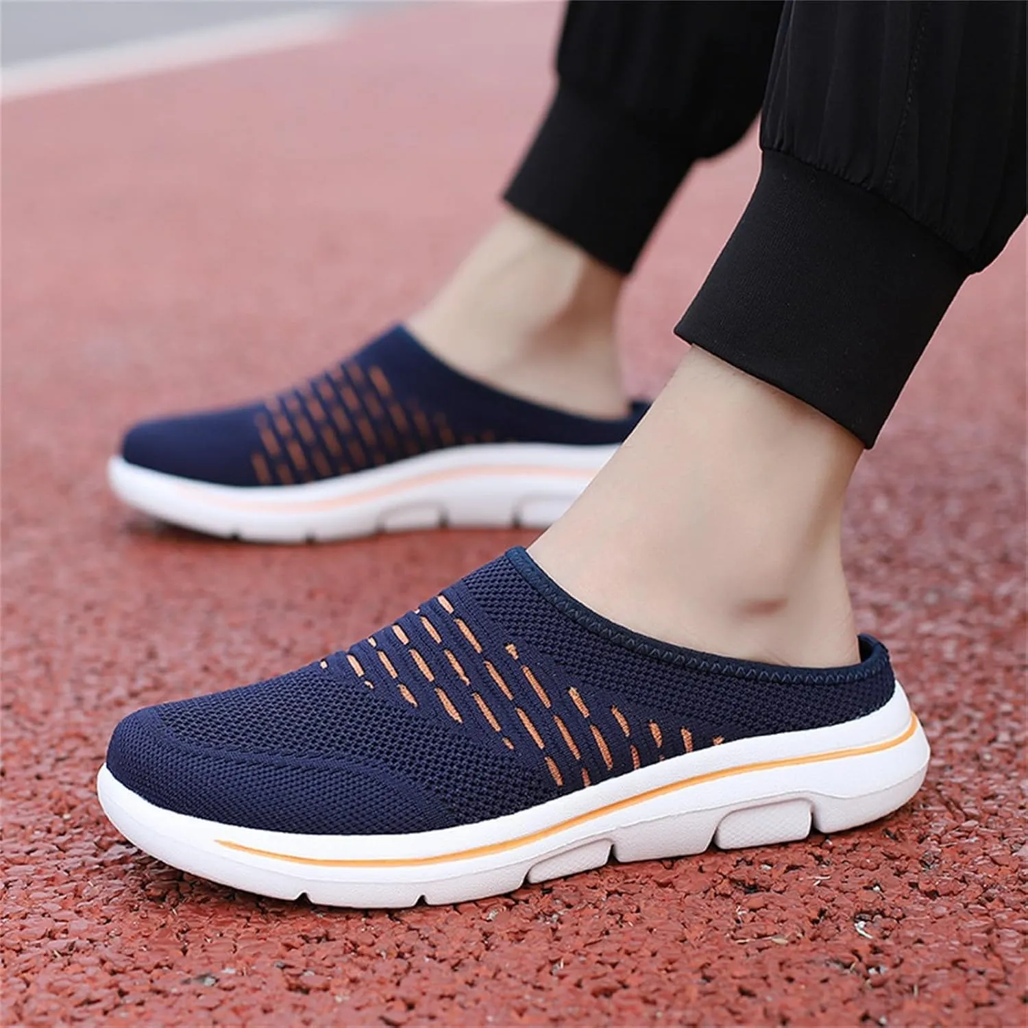 Orthopedic Sandals for Women With Arch Support Hollow Mesh Slide Sandals Summer Slip On Shoes Comfortable Casual Mules