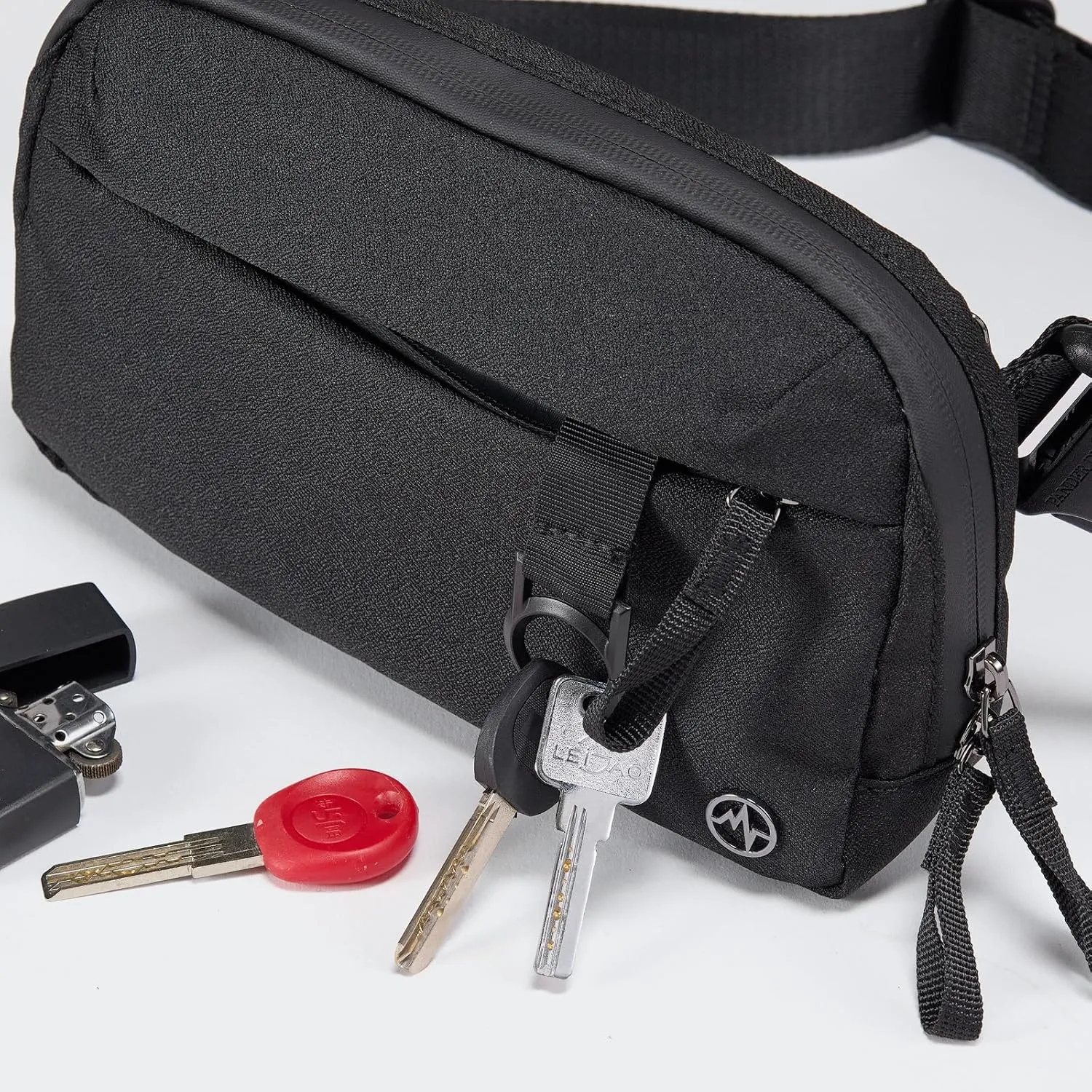Pander Crossbody Sling Bag for Travel, Outdoor, and Everyday Use  Adjustable Strap, Lightweight Shoulder Bag, Black