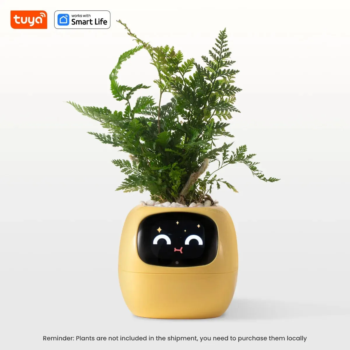 Pet Smart Planter Endless Fun Over 49 Rich Expressions,7 smart sensors ,AI Chips Make Raising Plants Easy and Fun