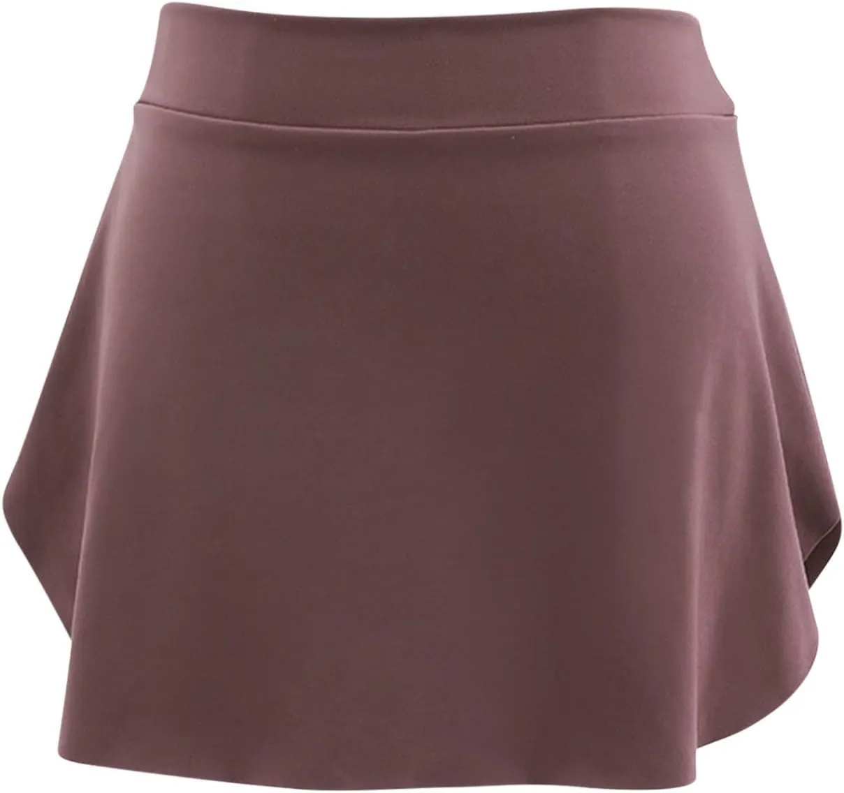 Pull On Ballet Skirt for Women Girls Solid Workout Skirts Elastic Mini Skirt for Dancing Casual Short Dance Skirts