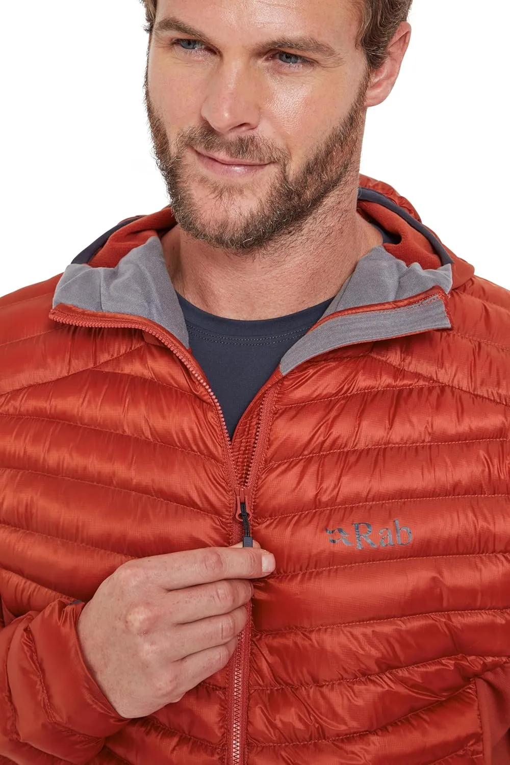 Rab Men's Cirrus Flex Hoodie Jacket, Lightweight Insulated Puffer Coat for Hiking