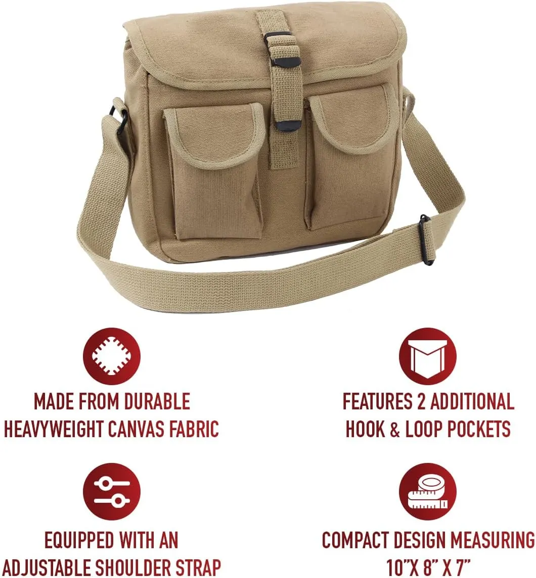 Rothco Canvas Ammo Crossbody Shoulder Bag