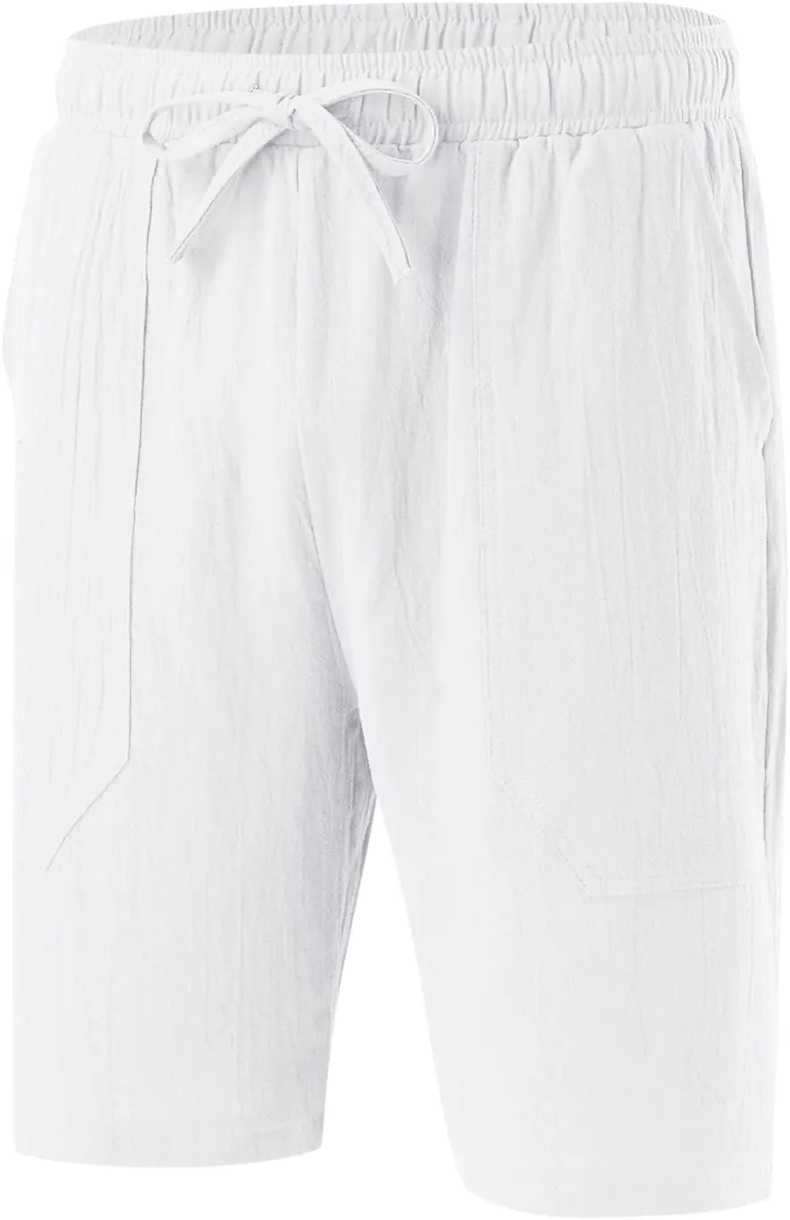 Shorts Men Athletic, Men's Slim Flat-Front Comfort Stretch Chino Shorts Summer Hiking Fishing Camping Shorts for Men