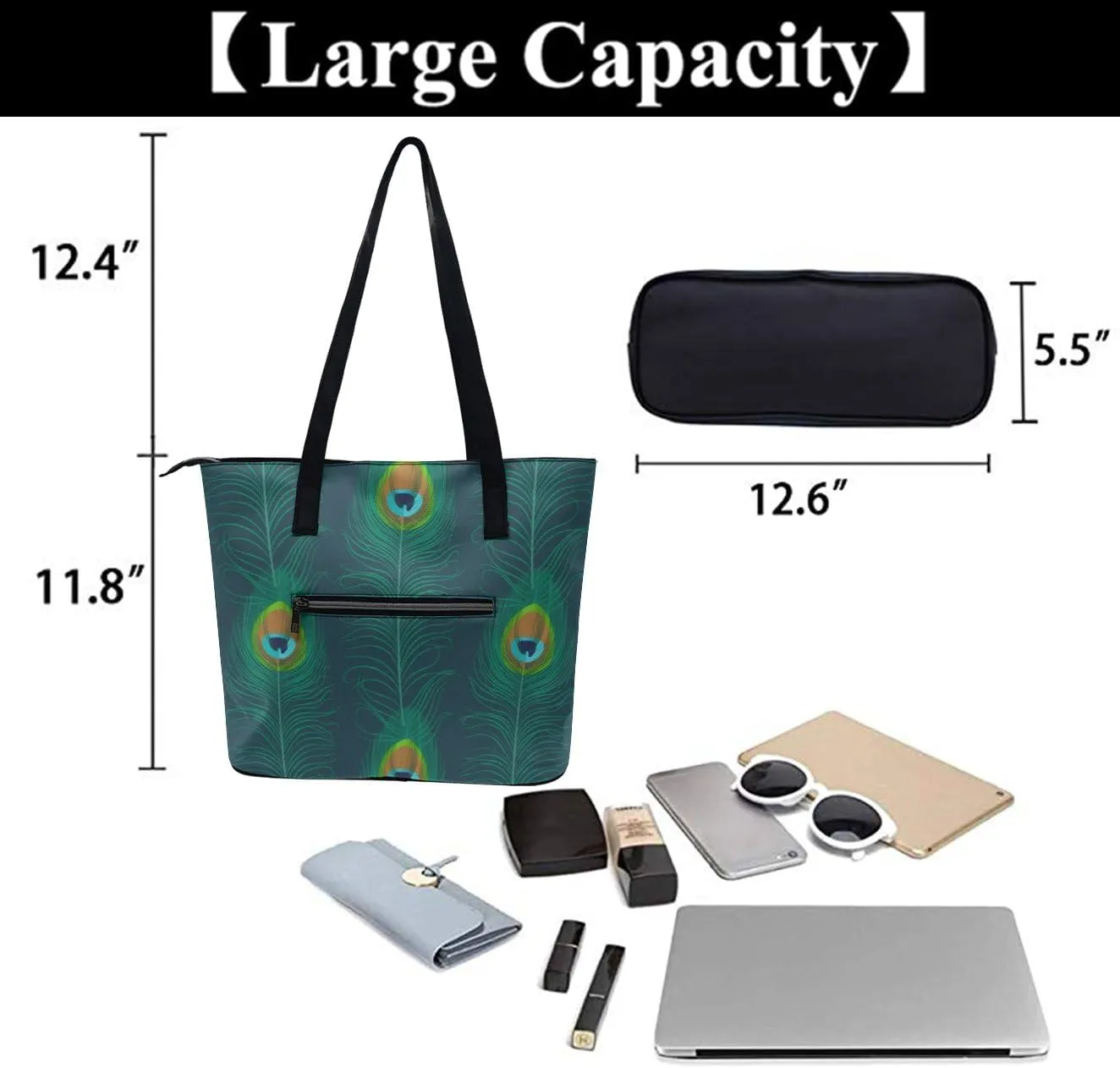 Shoulder Bag Handbags for Women Top Handle Satchel PU Leather Tote Bag for Ladies Purse Shoulder Bags