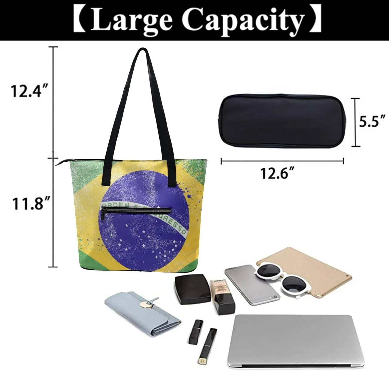 Shoulder Bag Handbags for Women Top Handle Satchel PU Leather Tote Bag for Ladies Purse Shoulder Bags