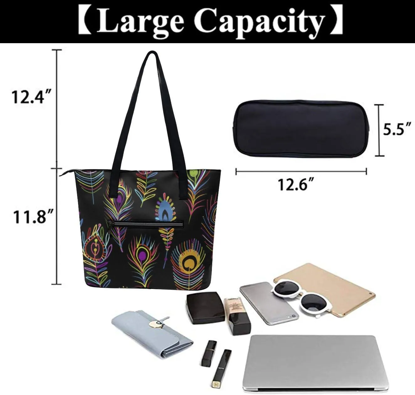 Shoulder Bag Handbags for Women Top Handle Satchel PU Leather Tote Bag for Ladies Purse Shoulder Bags
