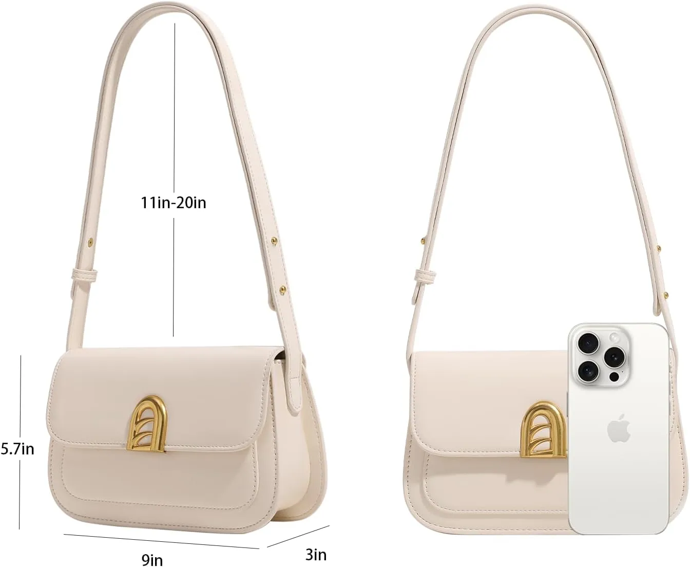 Shoulder Bags for Women Y2k Trendy Purse and Handbags Small Crossbody Bag Leather Hobo Handbag