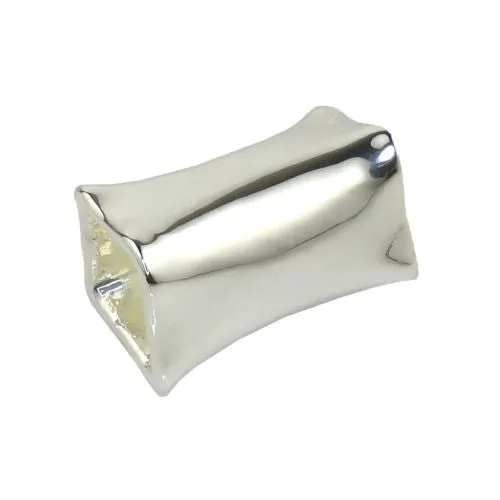 Simon Sebbag Sterling Squared Smooth Silver Slide Bead 202 for Leather Necklace