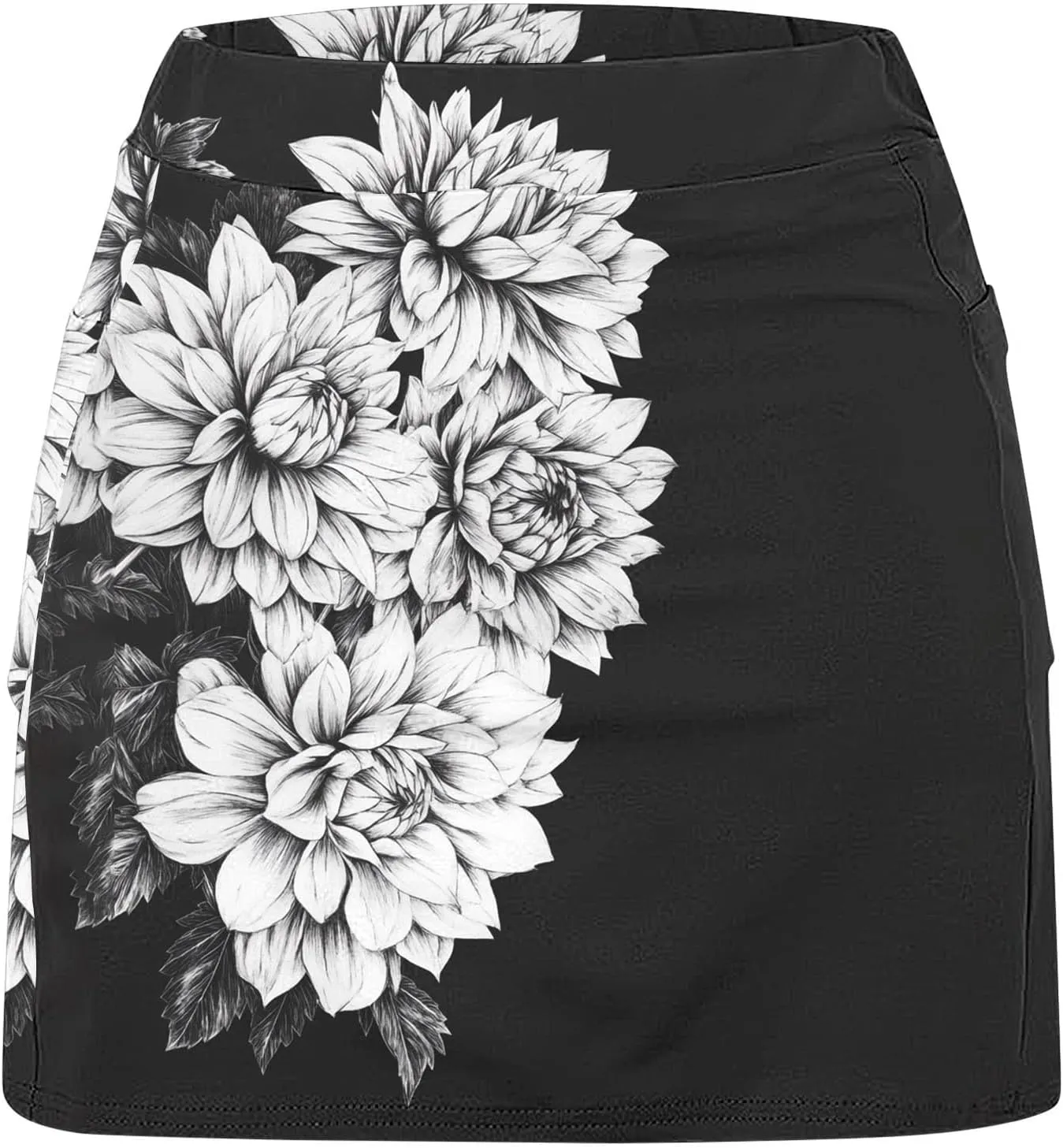 Skorts for Women Fashion High Waist Floral Print Skirts Inner Shorts Summer Sports Running Skirt 2025 Gym Yoga Outfit