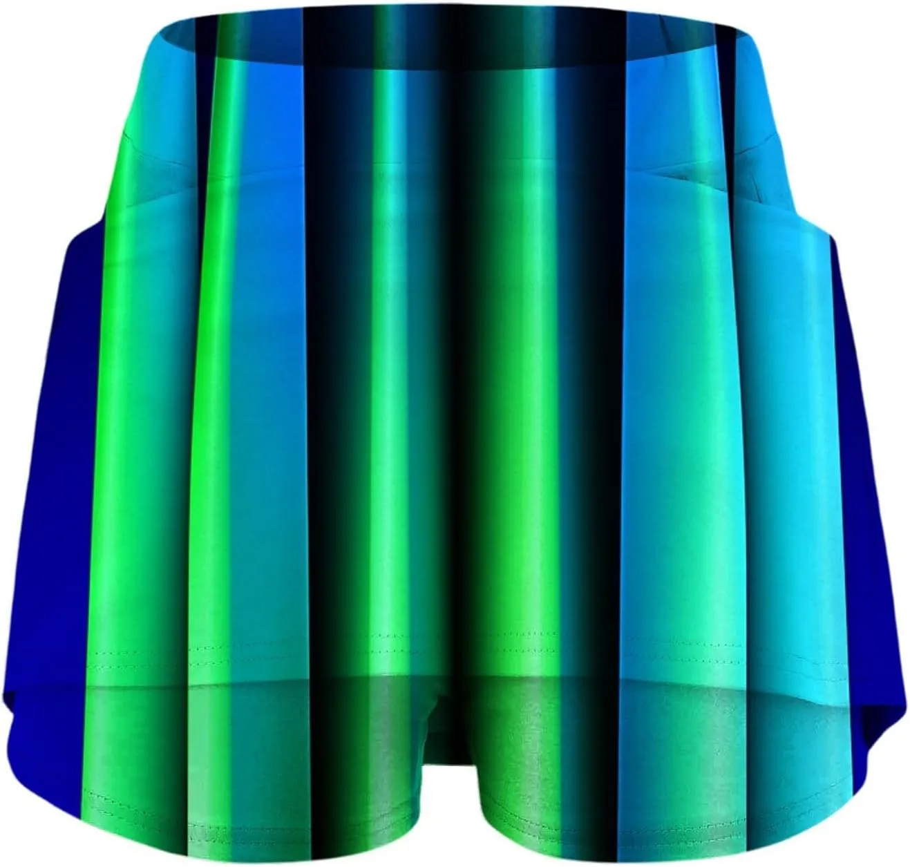 Skorts for Women High Waist Tummy Control Running Tennis Shorts Casual Athletic Tennis Mini Skirt with Underneath