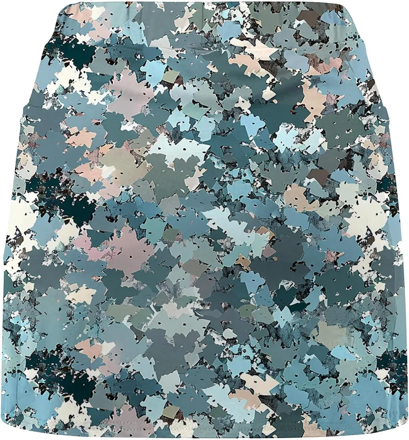 Skorts for Women High Waisted Inner Shorts, Fashion Floral Print Tennis Golf Shorts Mid Waist Comfy Casual Shorts