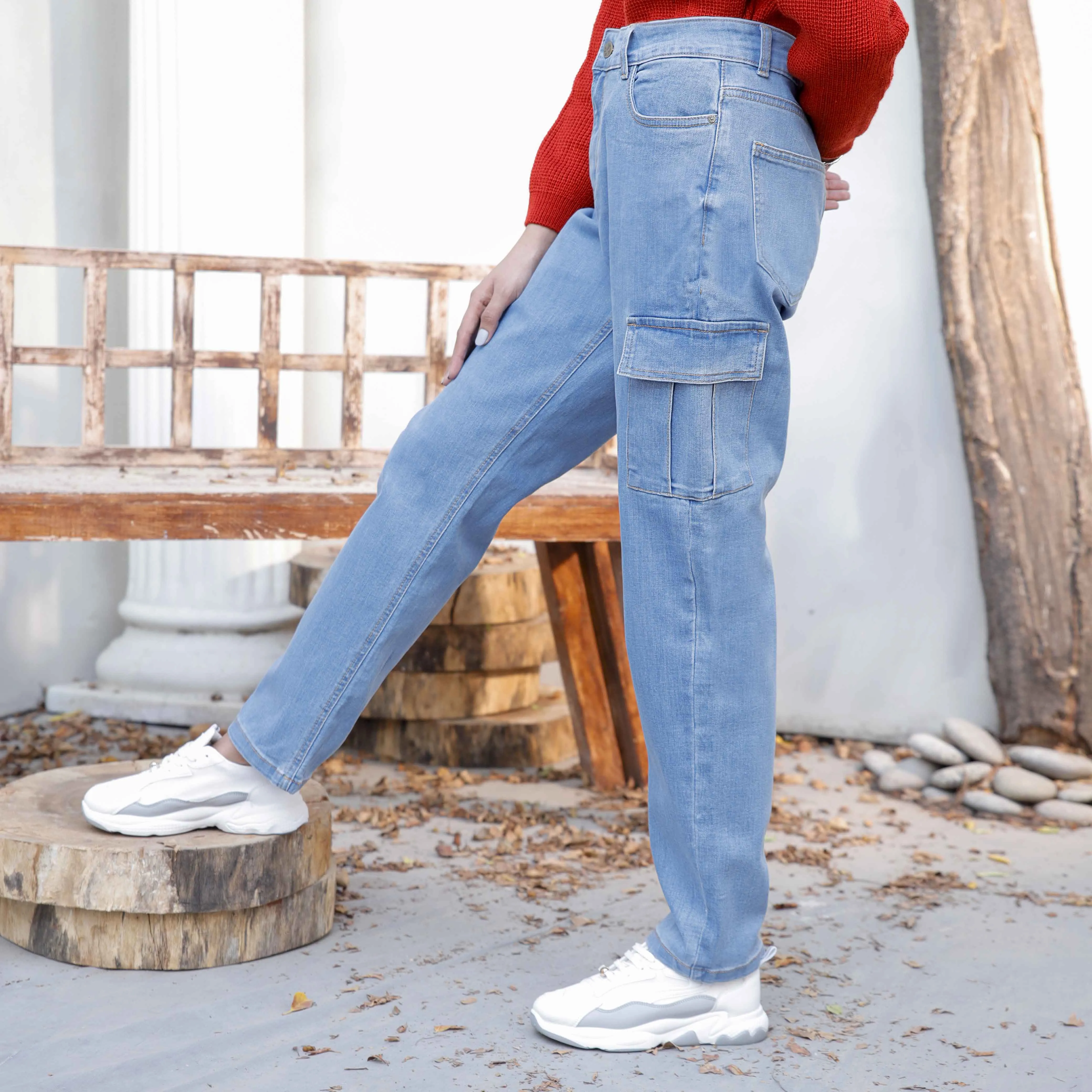 Sky Blue Denim pant PS9530