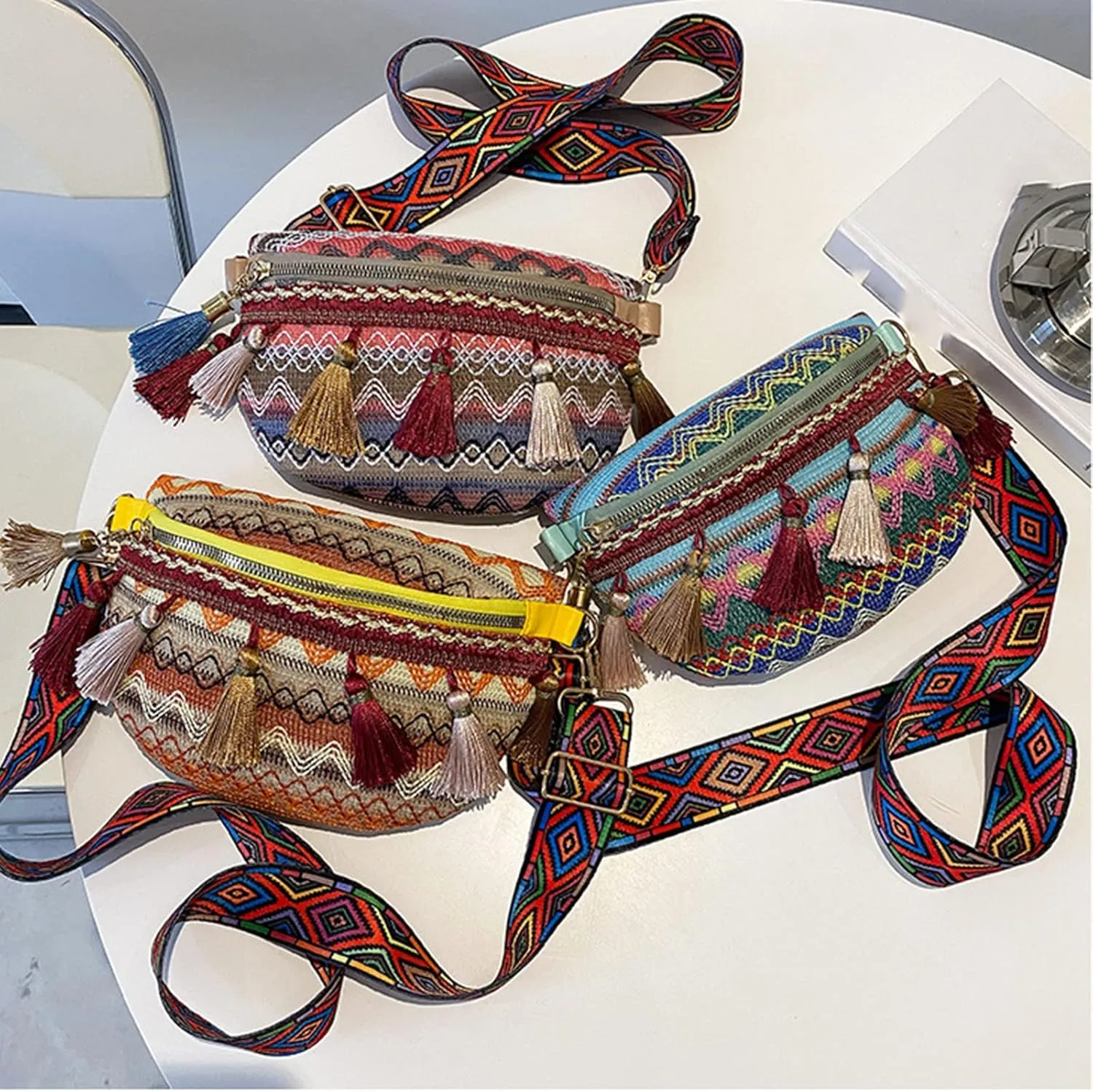 Sling Bag Crossbody Women Men Women Shoulder Bag Fashion Leopard Print Cow Print Simple Small Chest