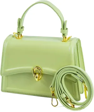 Small Crossbody Bags for Women Leather Satchel Shoulder Tote Bag Ladies Handbag Square Purses Adjustable Strap Everyday Bags