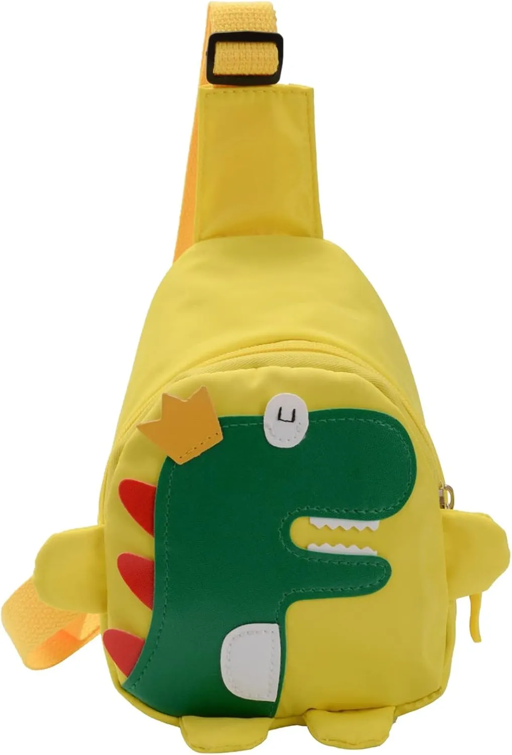 Small Sling Backpack Crossbody Bag Girls And Boys Childrens Fashion Cartoon Dinosaur Chest Bag Nylon Adjustable