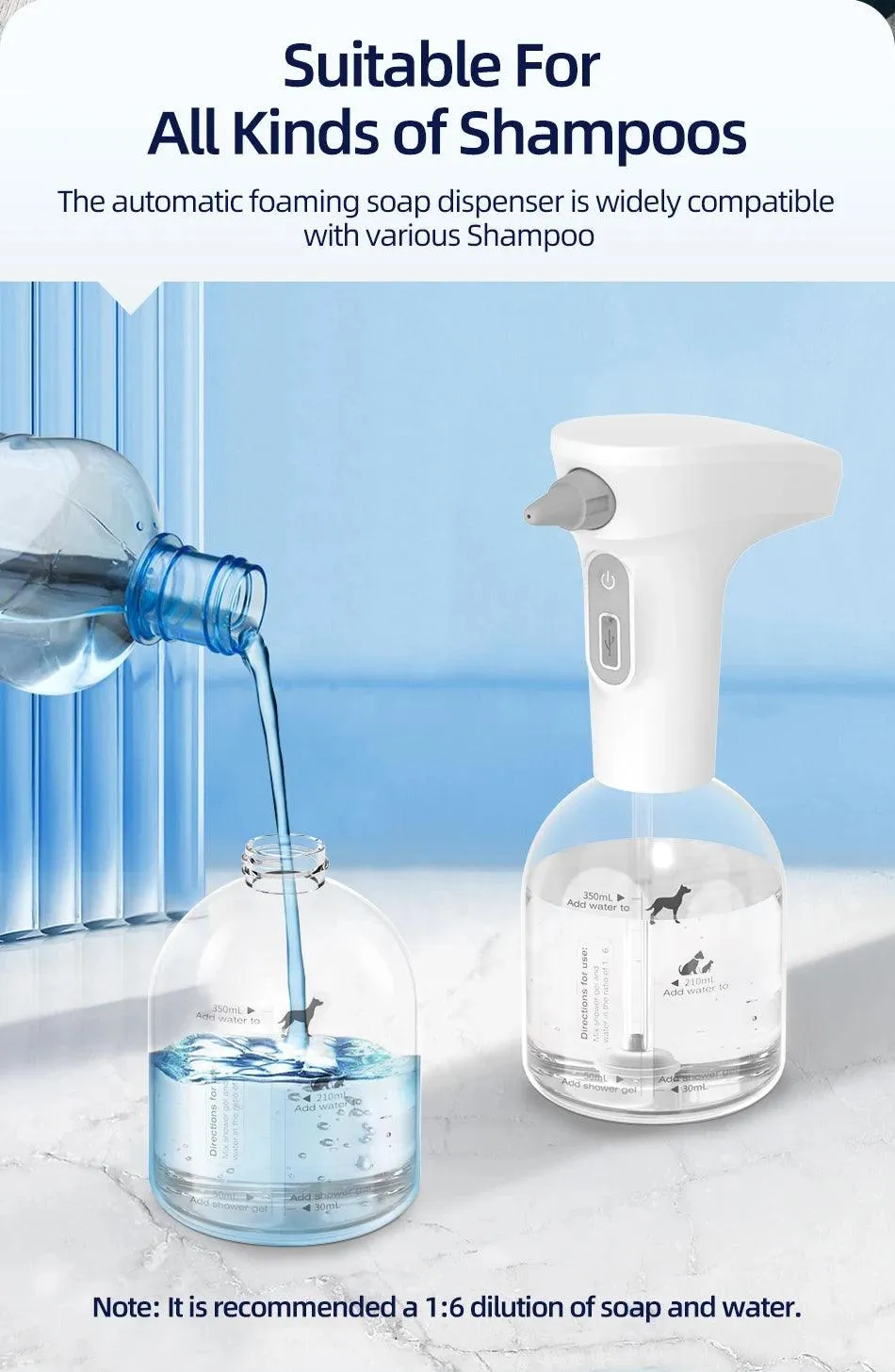 Smart Pet Spa Soap Dispenser Cats Dogs