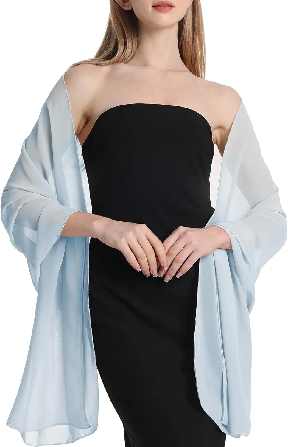 Sofier Shawls and Wraps for Women Evening Dresses Soft Sheer Chiffon Scarf Wedding Party Bridesmaid Gifts