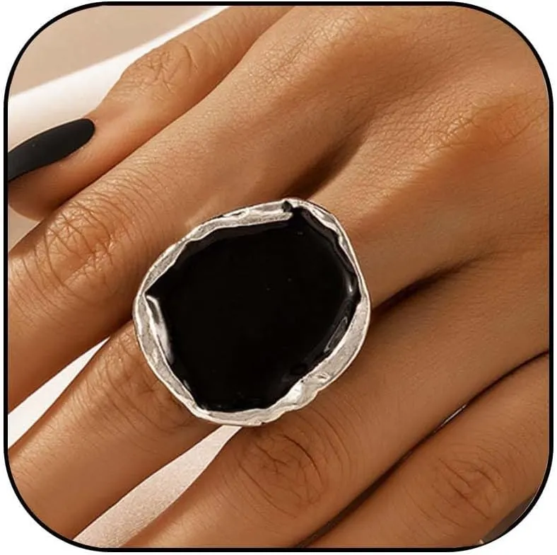 Statement Rings for Women Chunky Gold Cocktail Ring Big Unique Cocktail Rings for Women