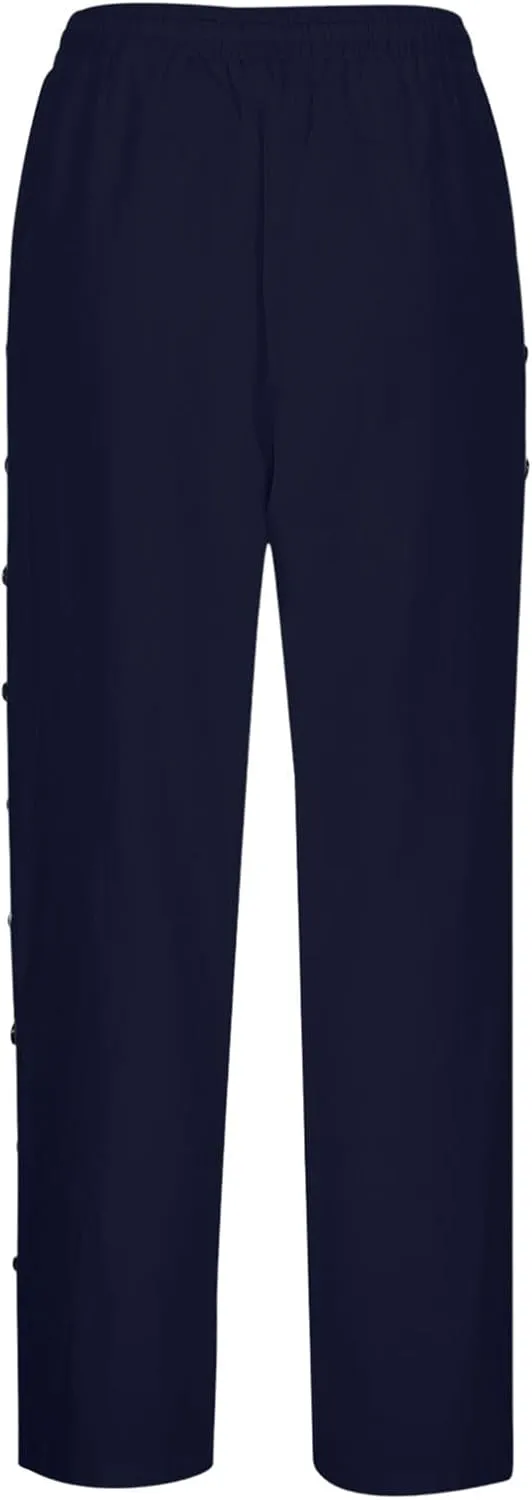 Striped Linen Pants Women Linen Capri Side Button Pants Lightweight Spring Summer Trouser for Women 2025 Beachwear