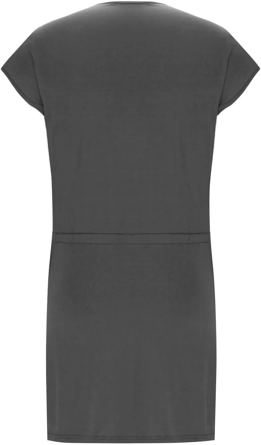 Summer Dresses for Women Short Sleeve Loose Tshirt Dress V-Neck Comfy Casual Sundresses with Pockets