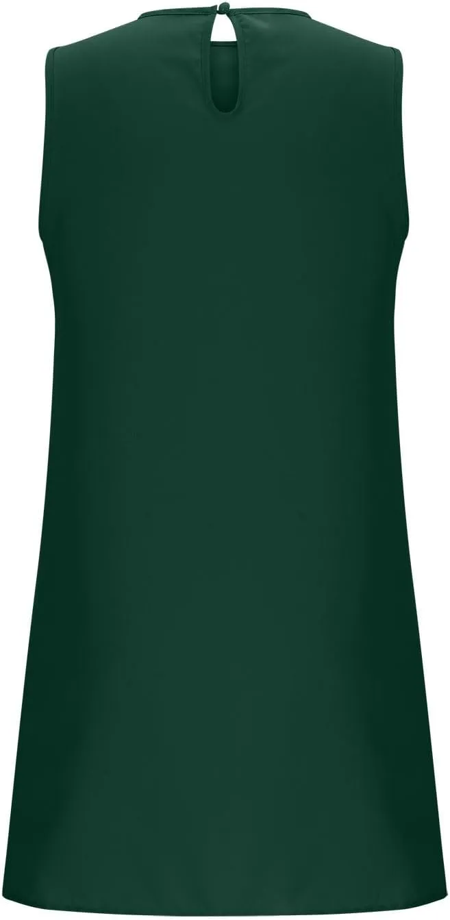 Tank Dresses for Women 2025 Solid Color Flowy Beach Sundresses Casual Vacation Summer Trendy Clothing