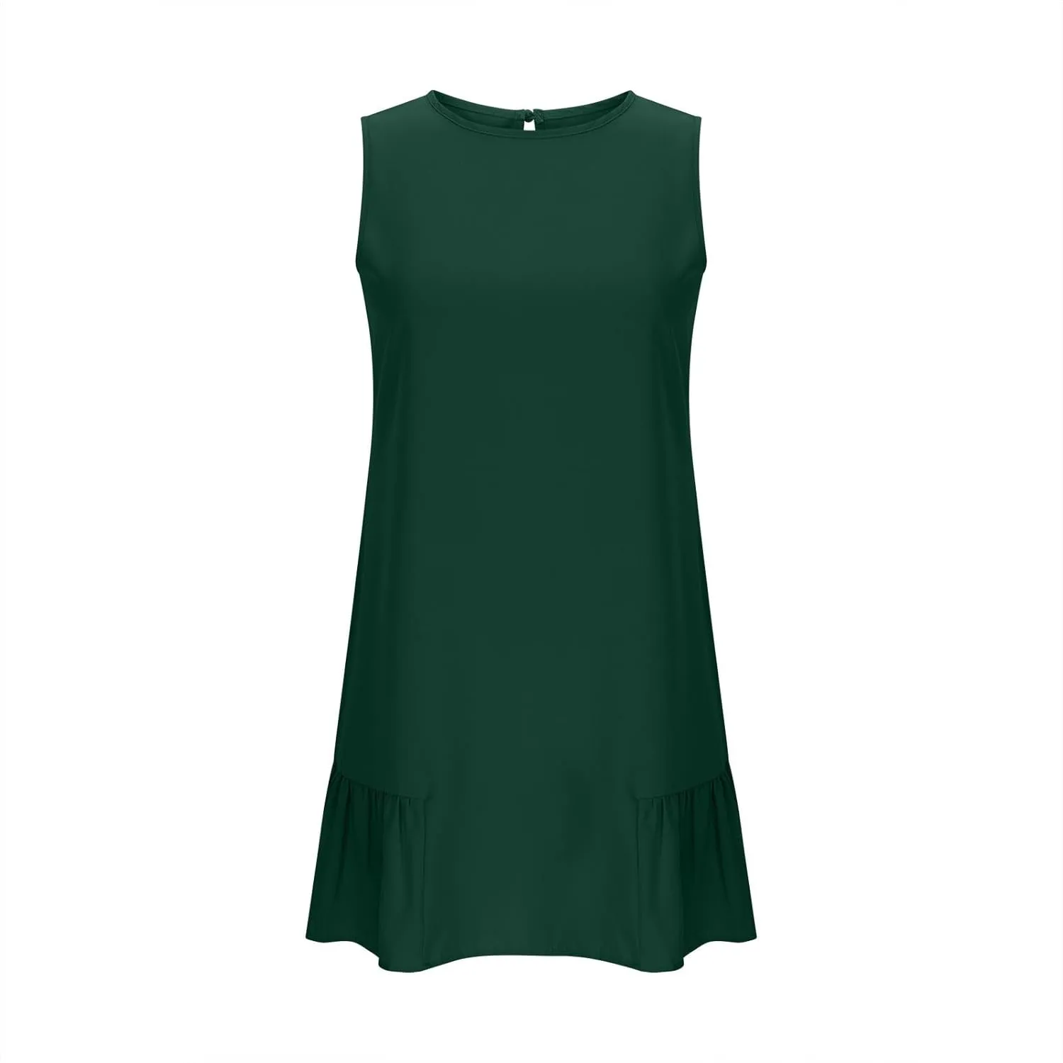 Tank Dresses for Women 2025 Solid Color Flowy Beach Sundresses Casual Vacation Summer Trendy Clothing